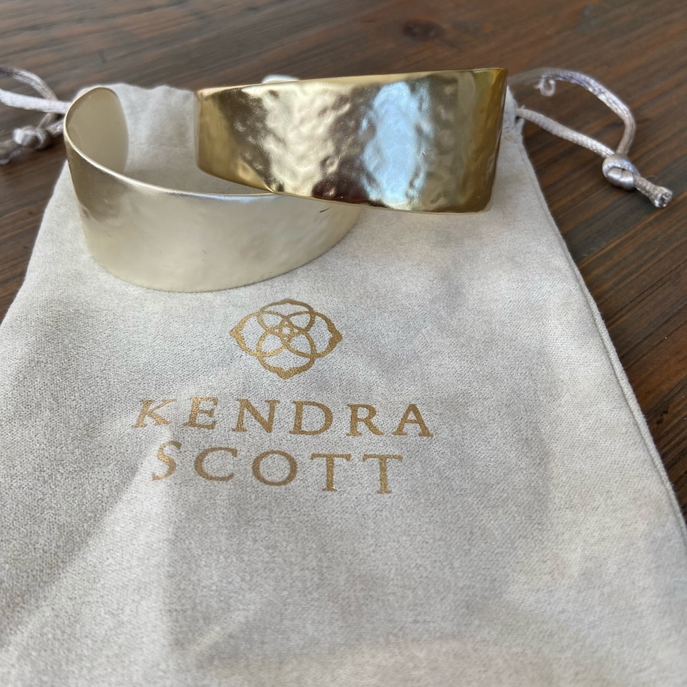 Kendra Scott Tenley Cuff Hammered Texture NWOT